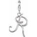 Accented Initial Charm/Pendant