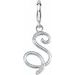 Accented Initial Charm/Pendant