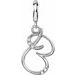 Accented Initial Charm/Pendant