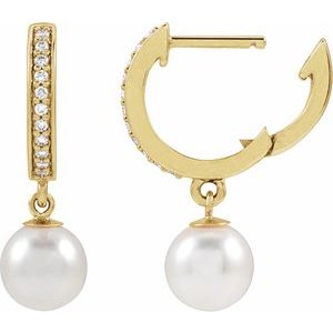 Accented Pearl Earrings