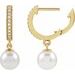 Accented Pearl Earrings