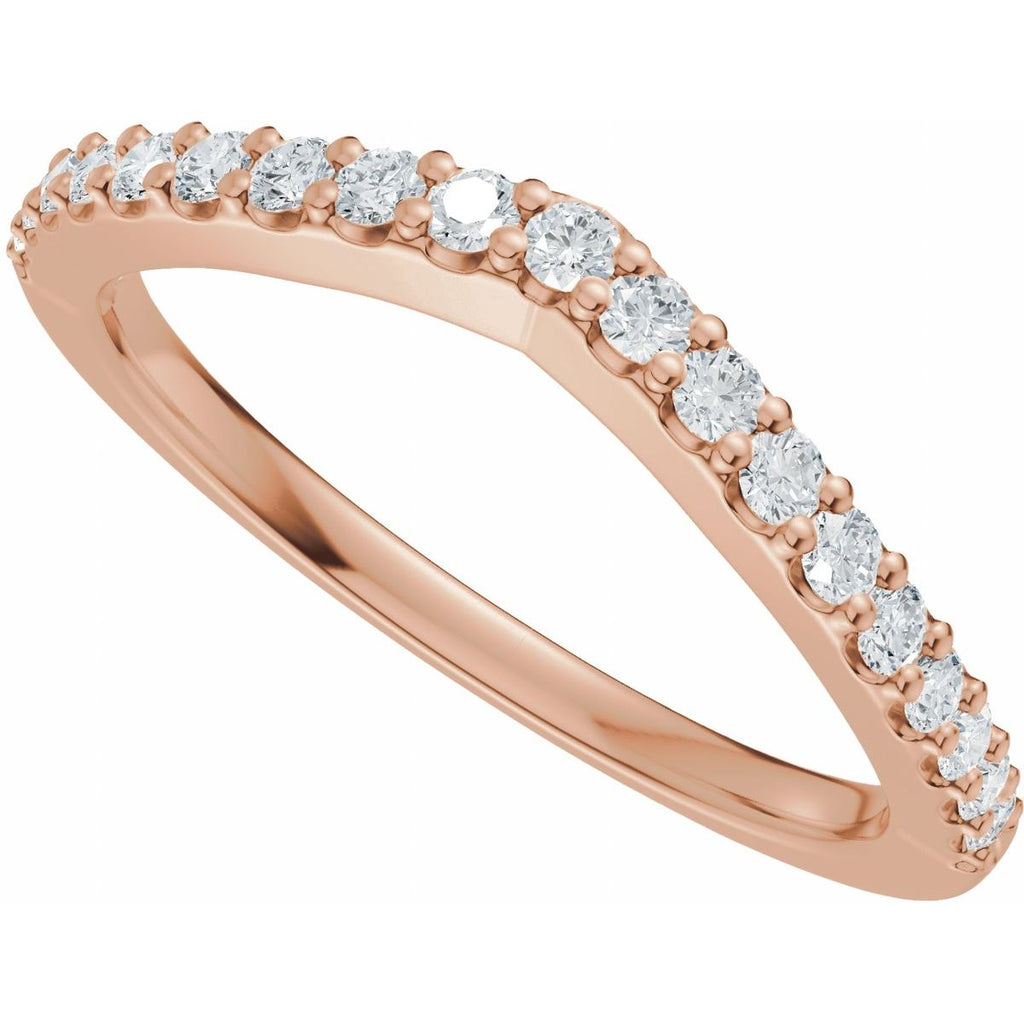 Accented Engagement Ring or Band
