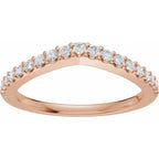 Accented Engagement Ring or Band