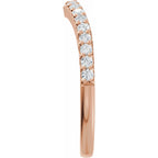 Accented Engagement Ring or Band