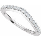 Accented Engagement Ring or Band