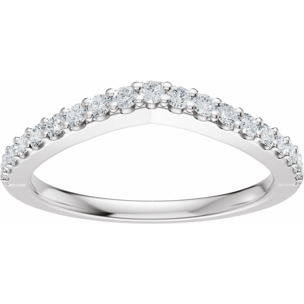 Accented Engagement Ring or Band