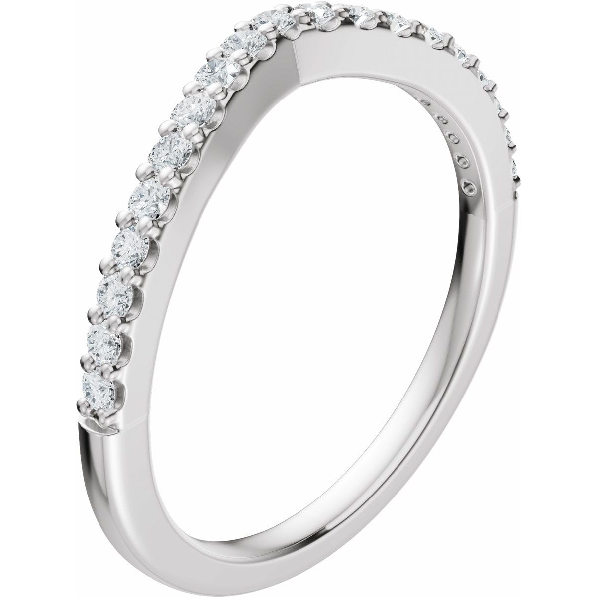 Accented Engagement Ring or Band
