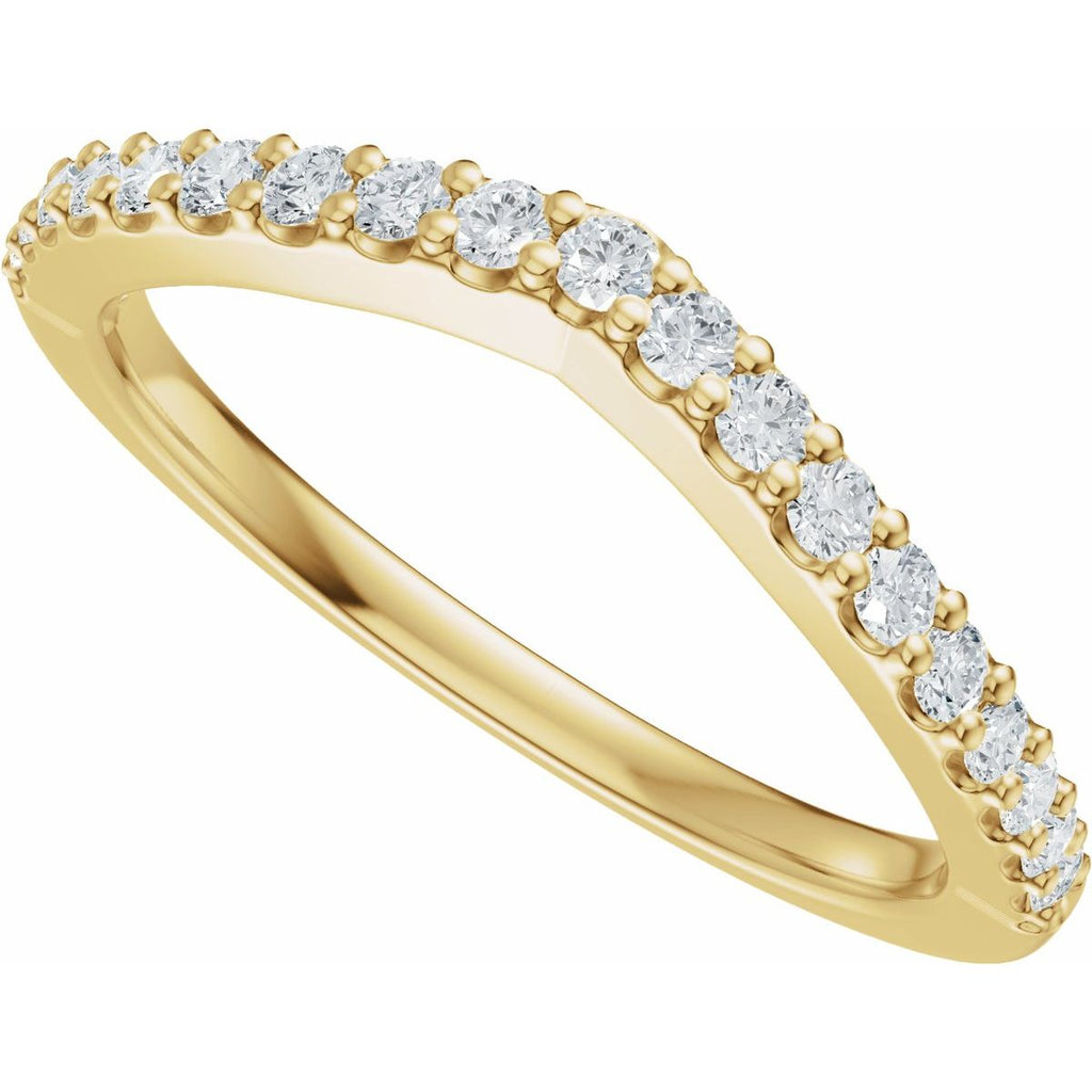 Accented Engagement Ring or Band
