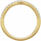 Accented Engagement Ring or Band