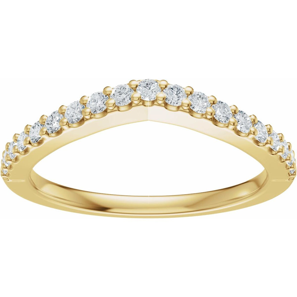 Accented Engagement Ring or Band