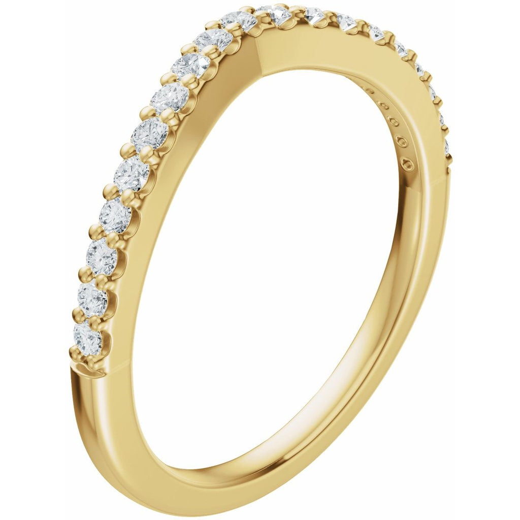 Accented Engagement Ring or Band