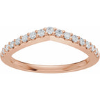Accented Engagement Ring or Band
