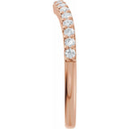 Accented Engagement Ring or Band