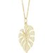 Monstera Leaf Necklace or Pendant
