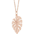 Monstera Leaf Necklace or Pendant
