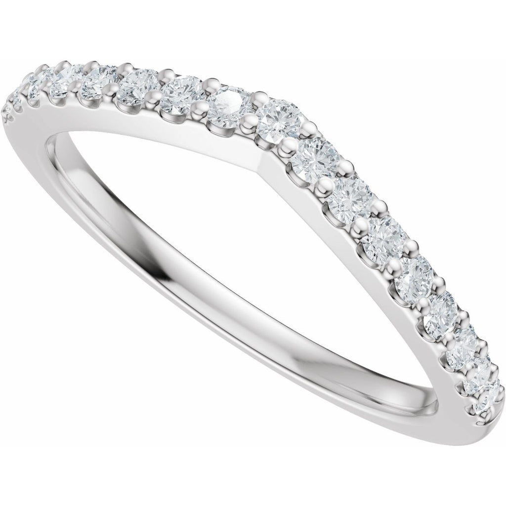 Accented Engagement Ring or Band