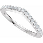 Accented Engagement Ring or Band