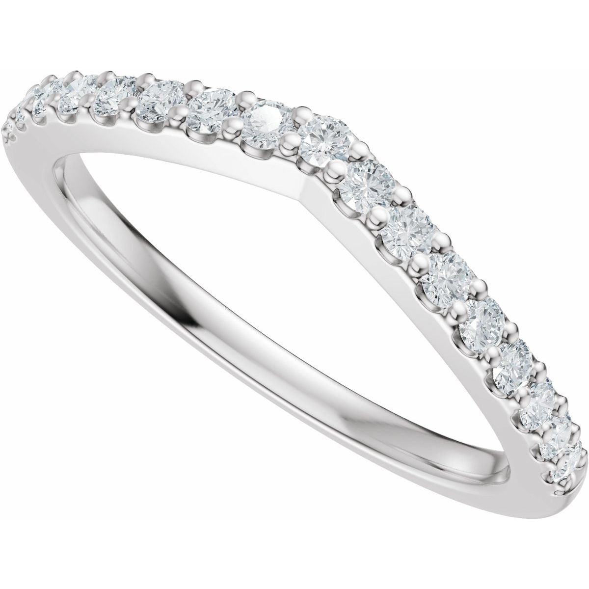 Accented Engagement Ring or Band