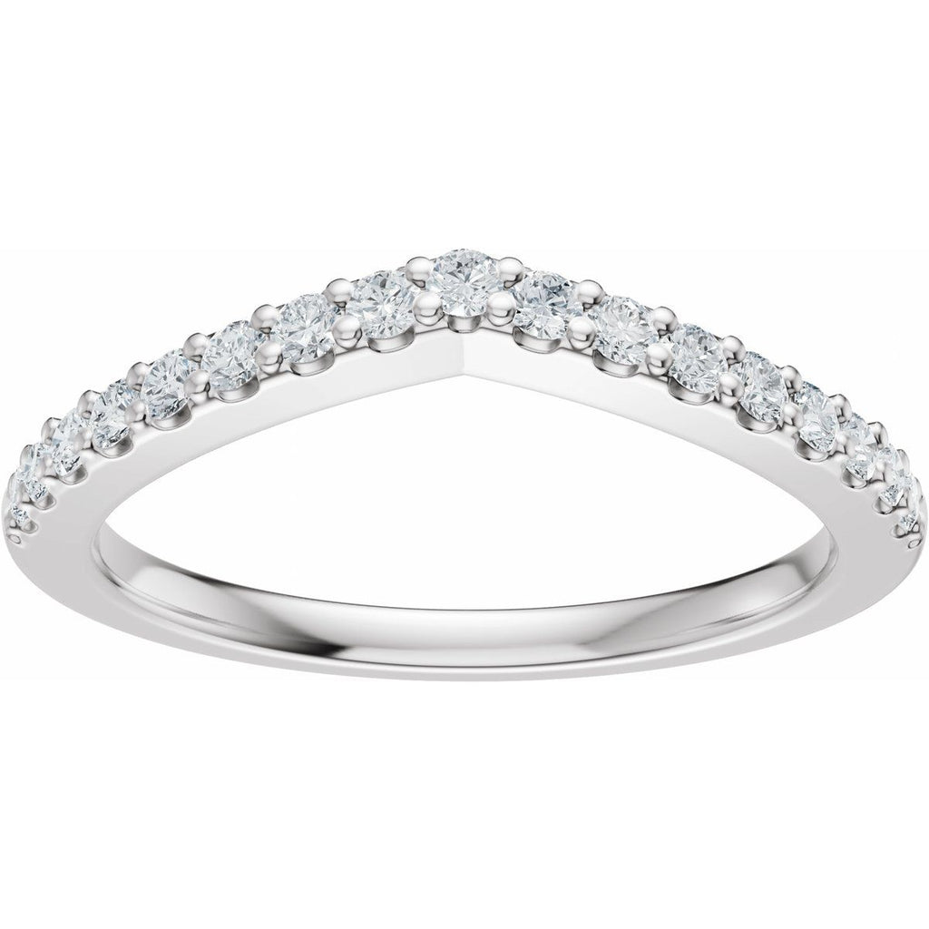 Accented Engagement Ring or Band