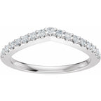 Accented Engagement Ring or Band