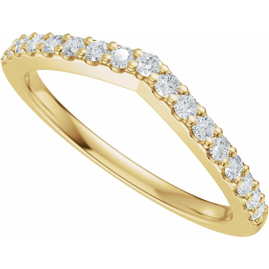 Accented Engagement Ring or Band