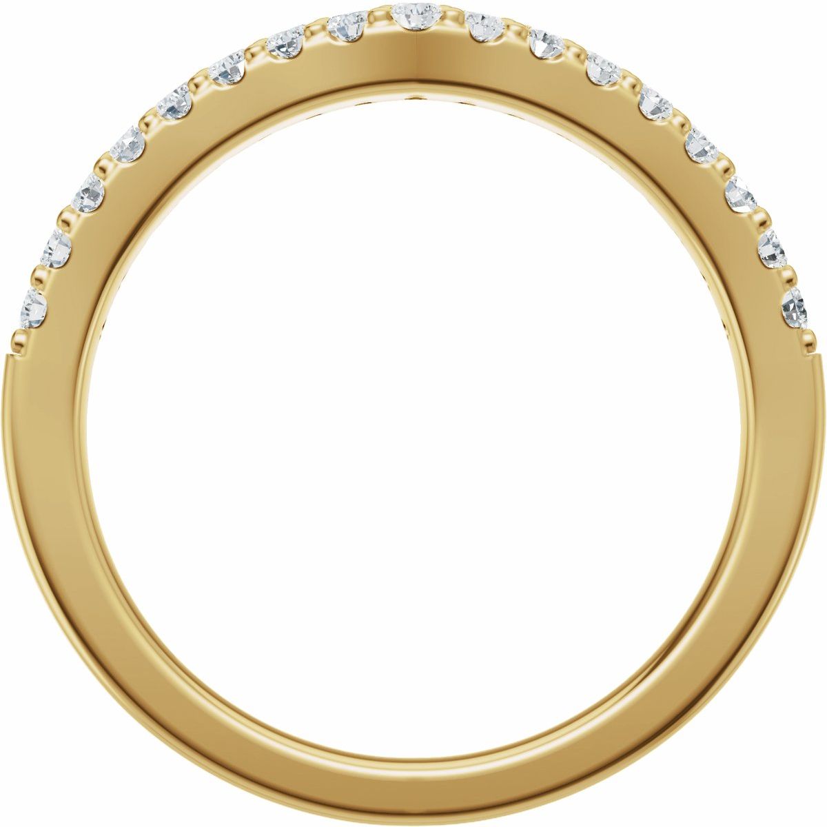 Accented Engagement Ring or Band