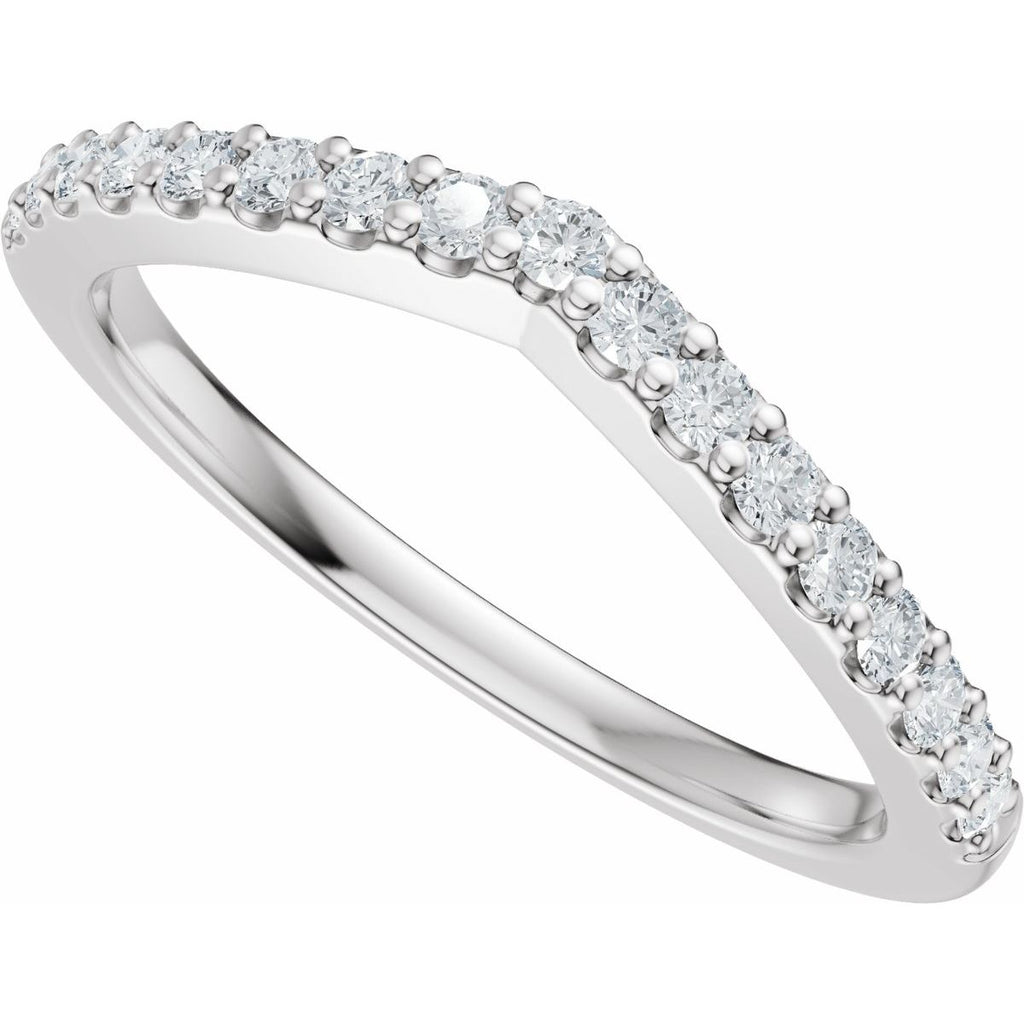 Accented Engagement Ring or Band