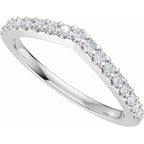 Accented Engagement Ring or Band