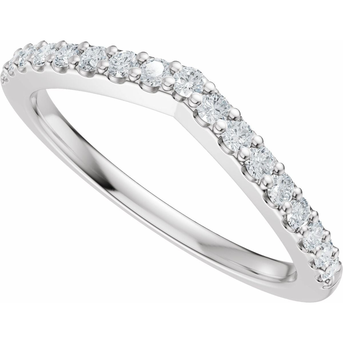 Accented Engagement Ring or Band