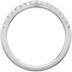 Accented Engagement Ring or Band