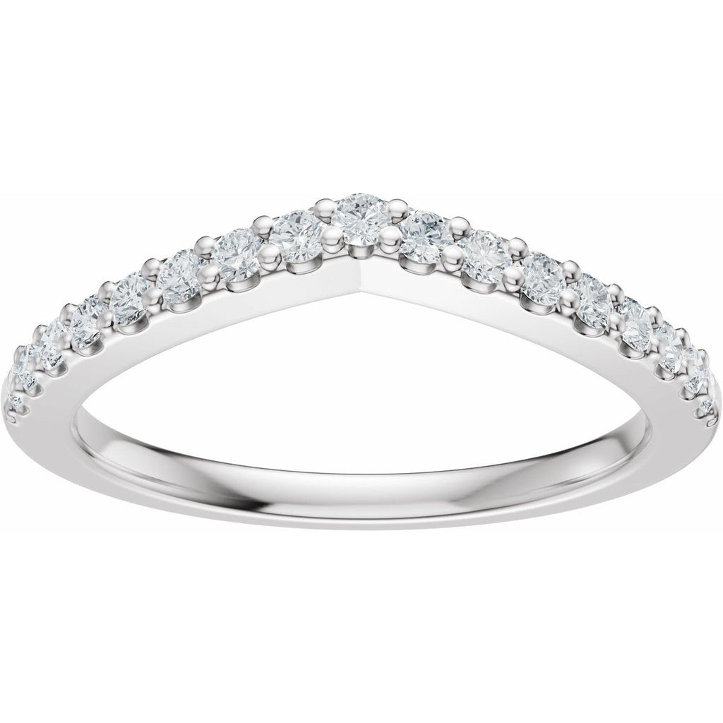 Accented Engagement Ring or Band