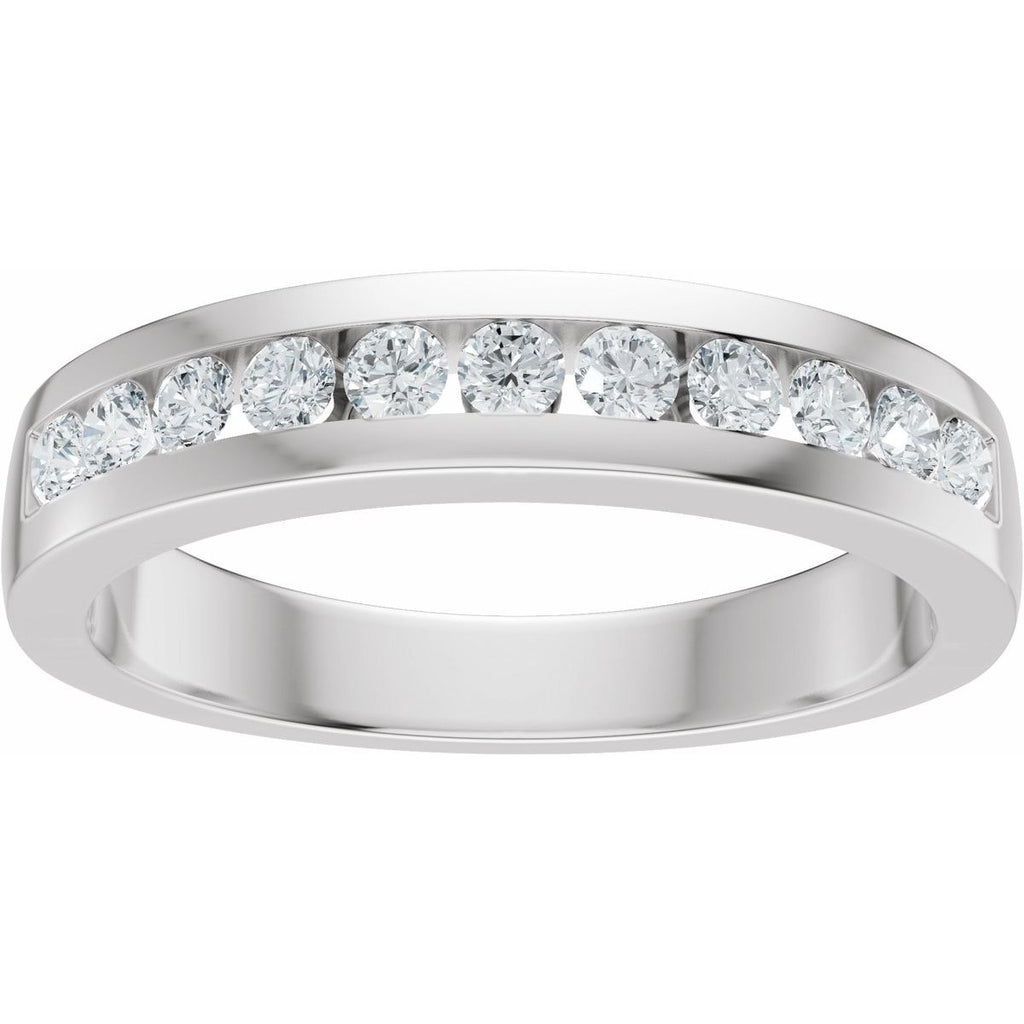 Accented Engagement Ring or Band