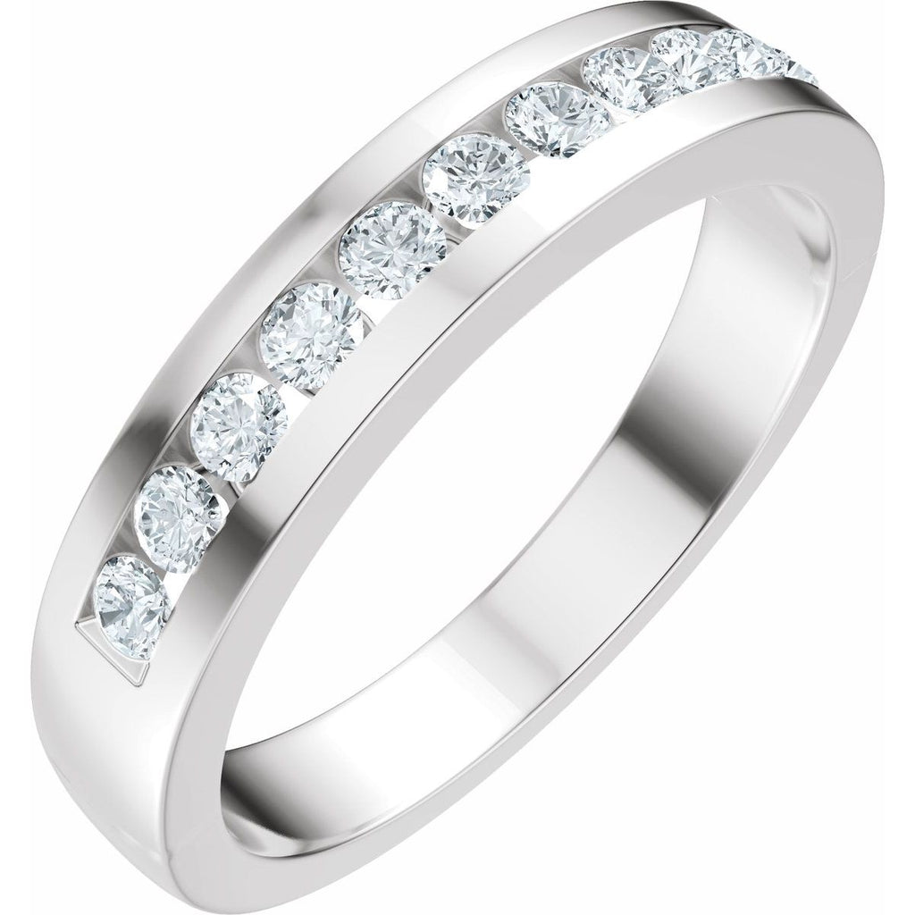 Accented Engagement Ring or Band