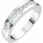 Accented Engagement Ring or Band