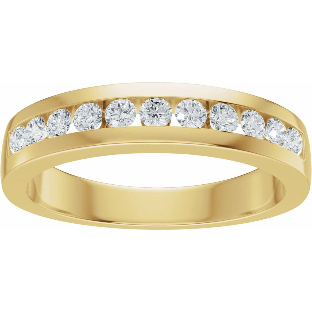 Accented Engagement Ring or Band