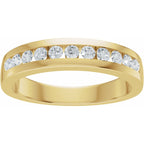 Accented Engagement Ring or Band
