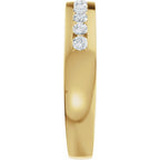 Accented Engagement Ring or Band