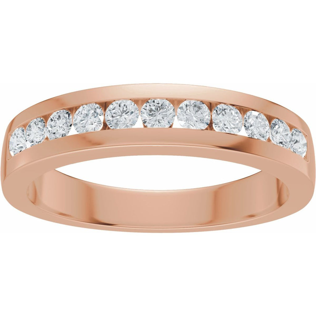 Accented Engagement Ring or Band