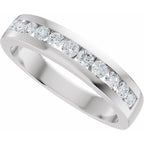 Accented Engagement Ring or Band