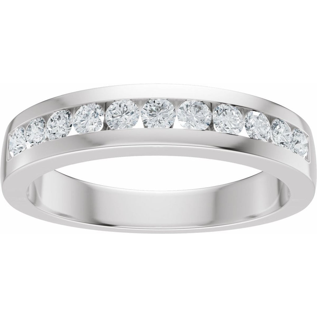 Accented Engagement Ring or Band