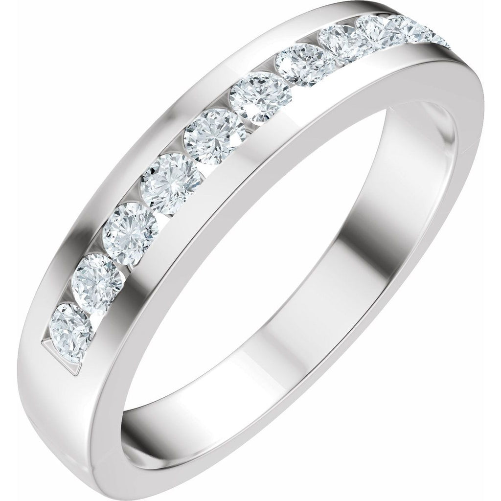 Accented Engagement Ring or Band