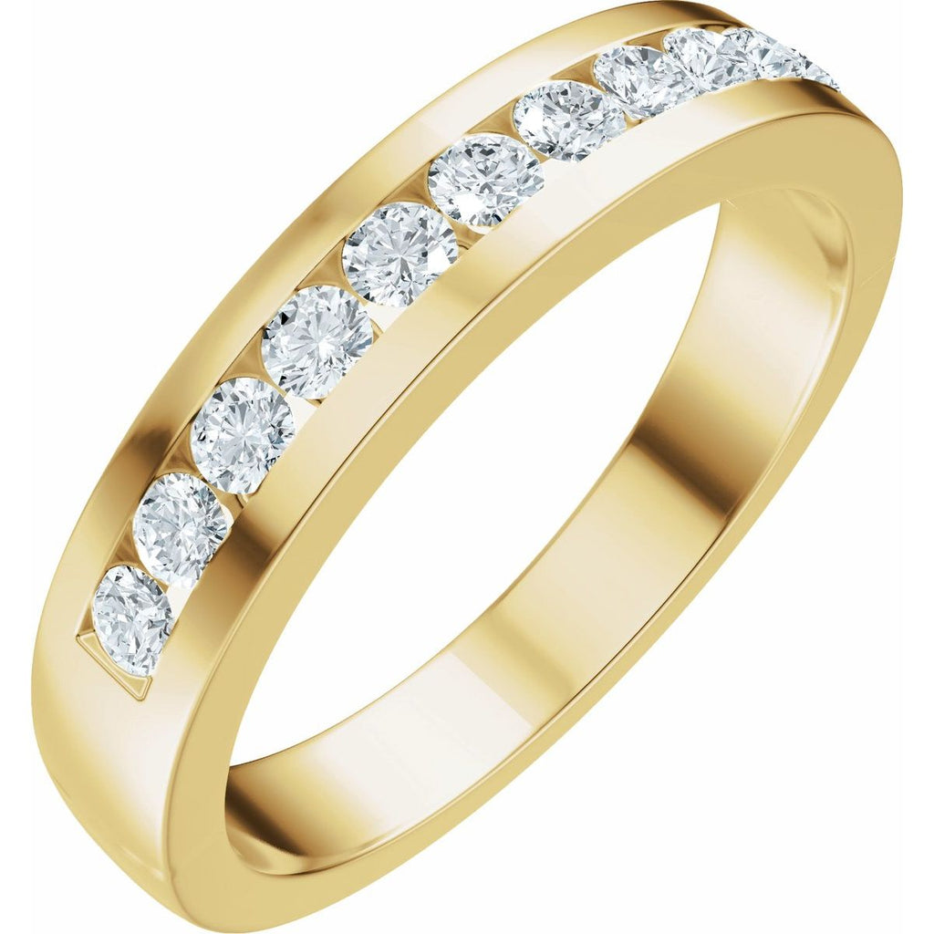 Accented Engagement Ring or Band