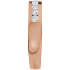 Accented Engagement Ring or Band