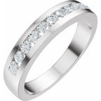 Accented Engagement Ring or Band