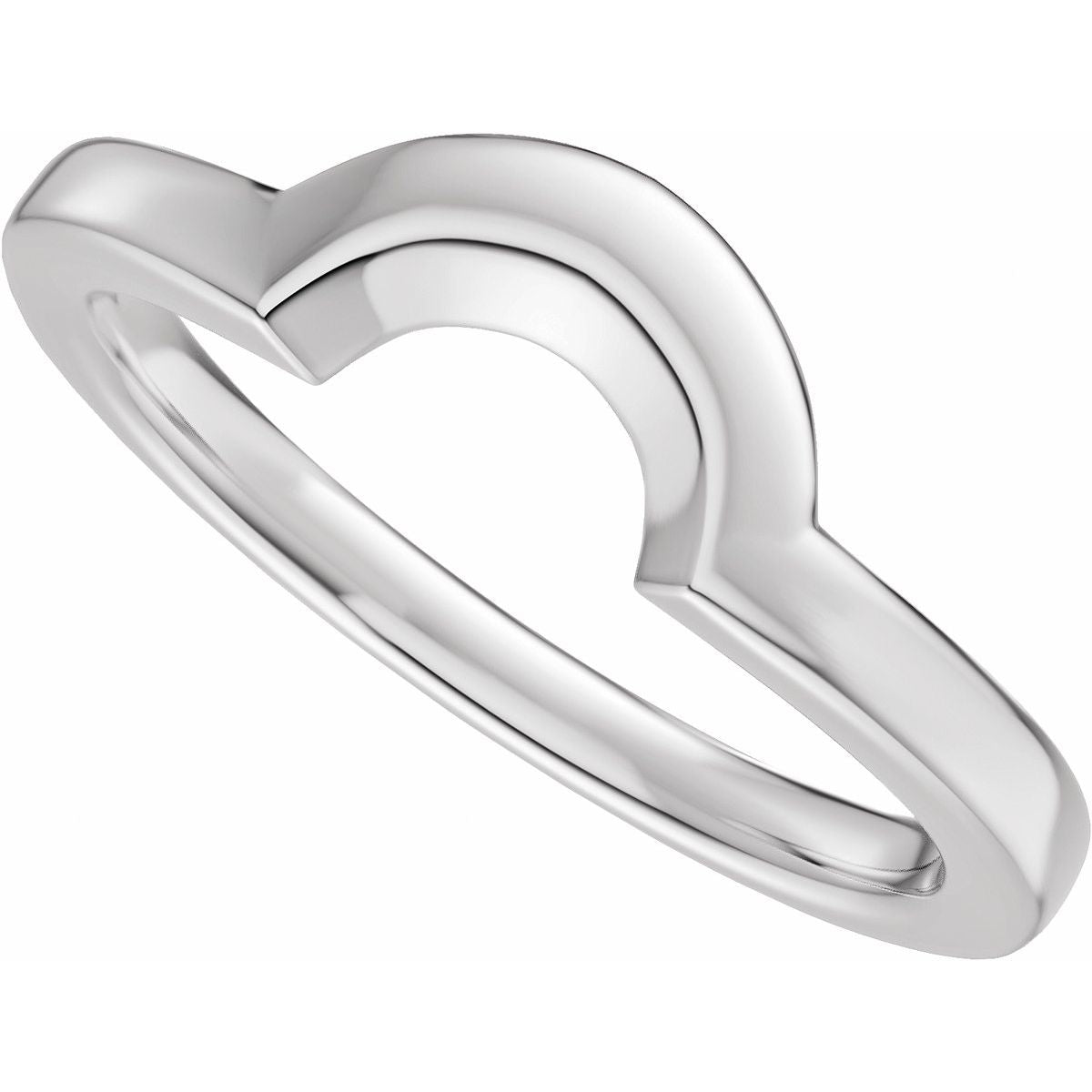 Claw-Prong Solitaire Bezel-Style Engagement Ring or Band