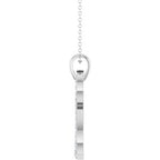 Accented Infinity-Style Necklace or Pendant