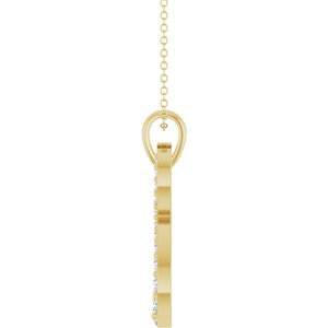 Accented Infinity-Style Necklace or Pendant