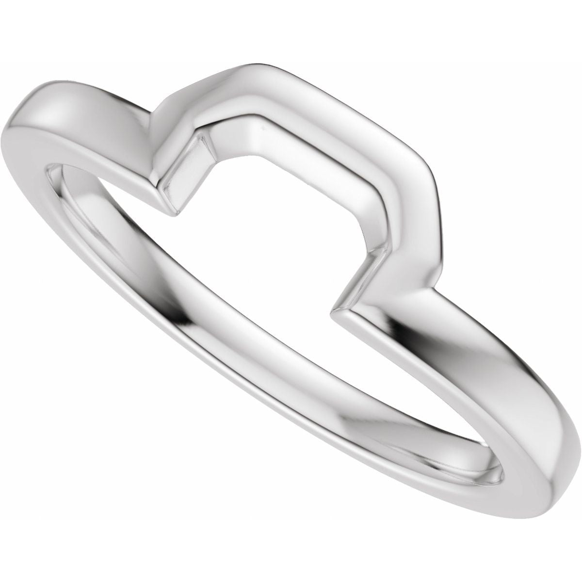 Claw-Prong Solitaire Bezel-Style Engagement Ring or Band