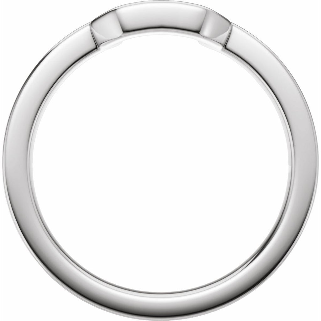 Claw-Prong Solitaire Bezel-Style Engagement Ring or Band