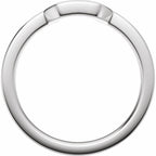 Claw-Prong Solitaire Bezel-Style Engagement Ring or Band